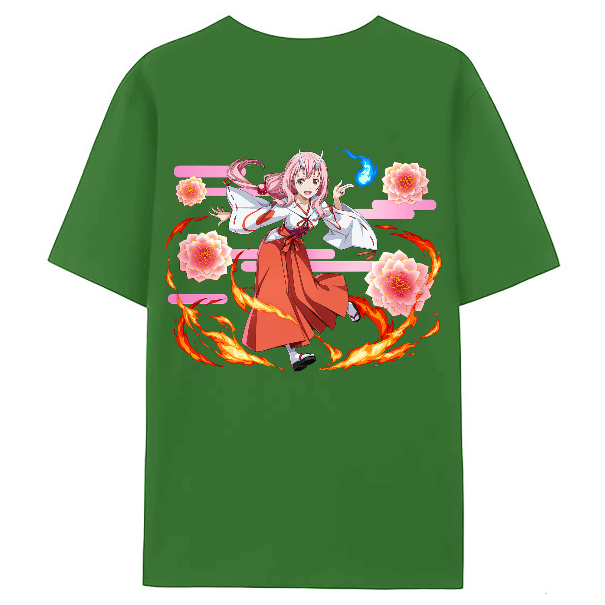 （画像用） 転スラ Regarding Reincarnated to Slime レディース半袖Tシャツ(バックプリント)